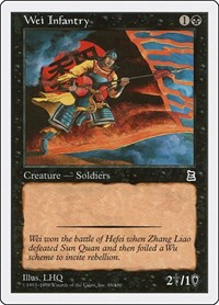 Wei Infantry - Portal Three Kingdoms - Magic: The Gathering card