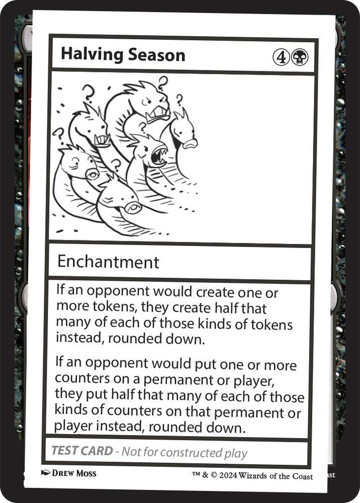 Halving Season - Mystery Booster 2 Playtest Cards - Magic: The Gathering - TCGplayer.com Halving Season - Mystery Booster 2 Playtest Cards - Magic: The Gathering - TCGplayer.com