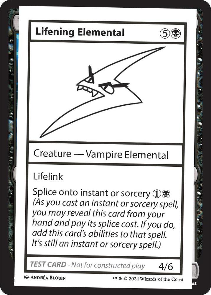 Lifening Elemental - Mystery Booster 2 Playtest Cards - Magic: The