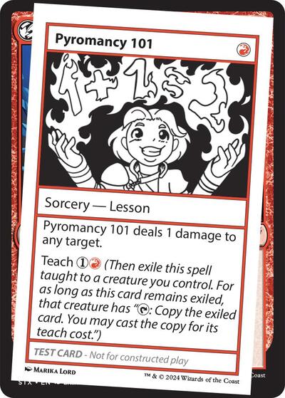 Pyromancy 101 (Mystery Booster 2 Playtest Cards)