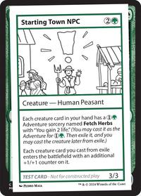 Starting Town NPC