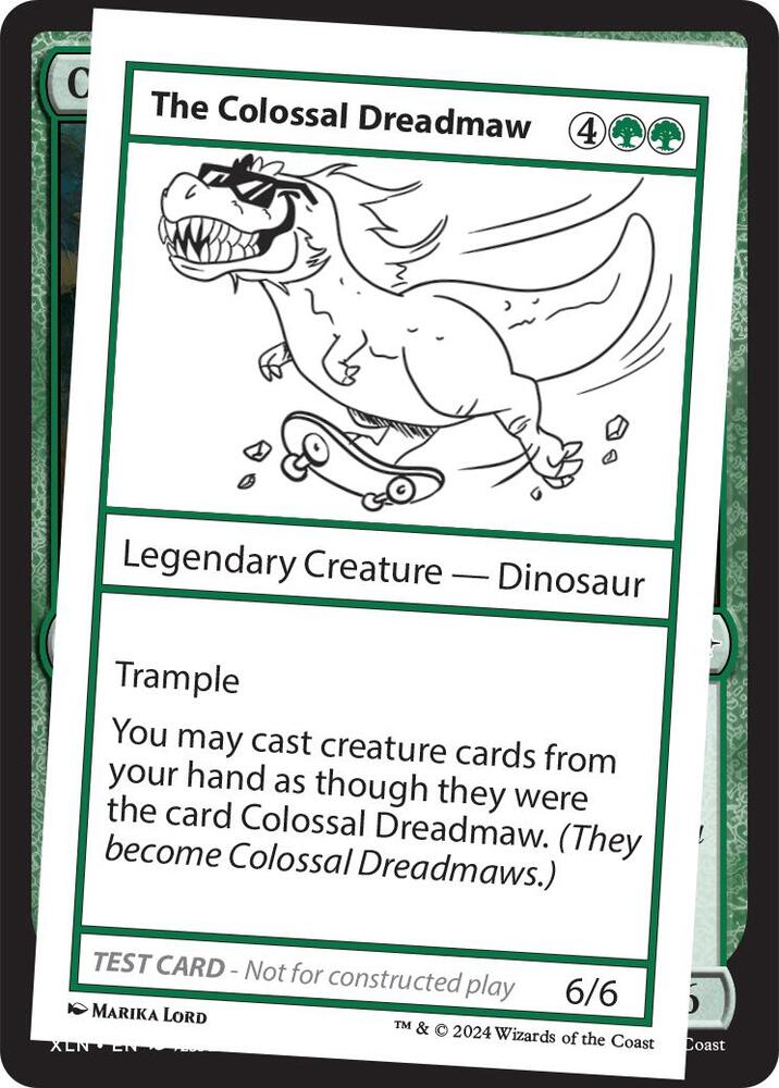 The Colossal Dreadmaw - Mystery Booster 2 Playtest Cards - Magic