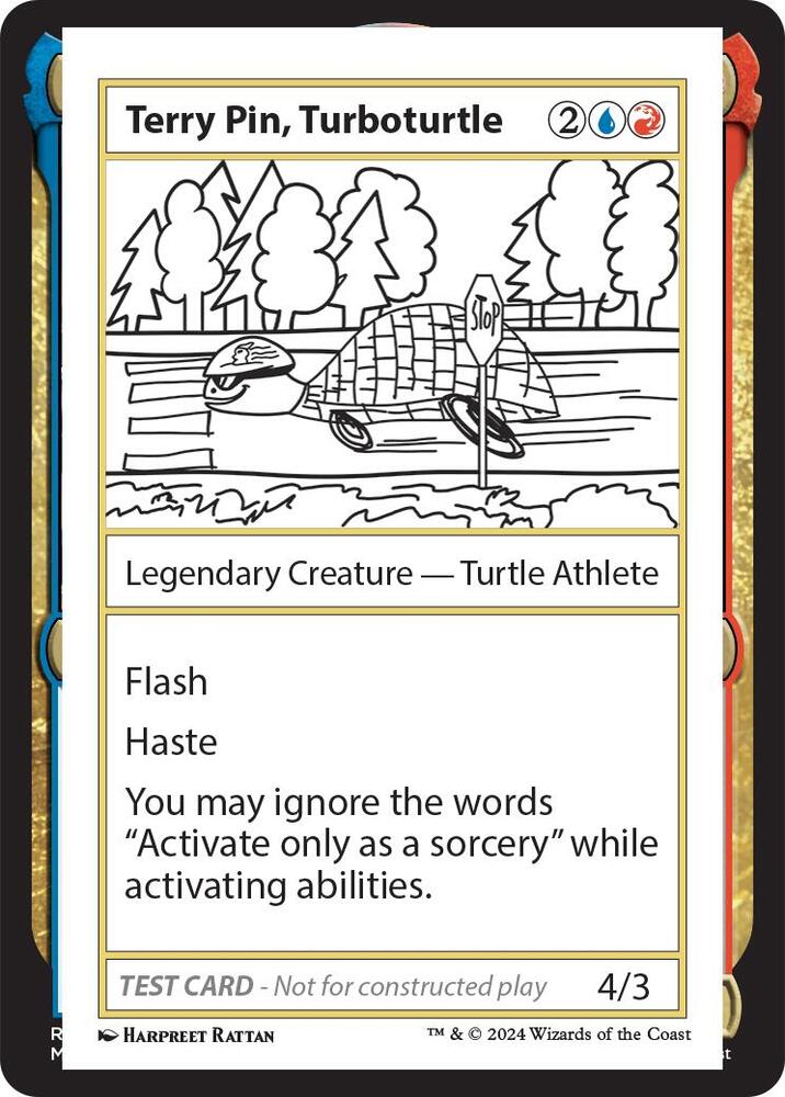 Terry Pin, Turboturtle - Mystery Booster 2 Playtest Cards - Magic: The  Gathering - TCGplayer.com