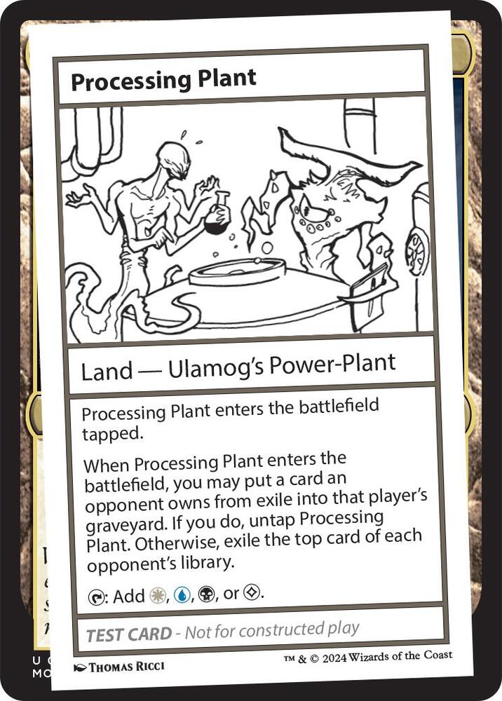 Processing Plant - Mystery Booster 2 Playtest Cards - Magic: The Gathering  - TCGplayer.com