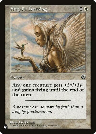 Angelic Blessing (The List) from PLST #POR-2, Magic: The Gathering card