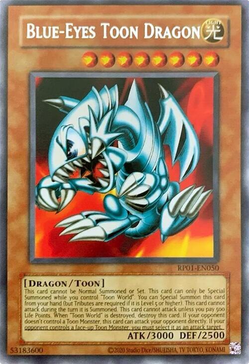 Blue-Eyes Toon Dragon - Retro Pack (2020 Date Reprint) - YuGiOh