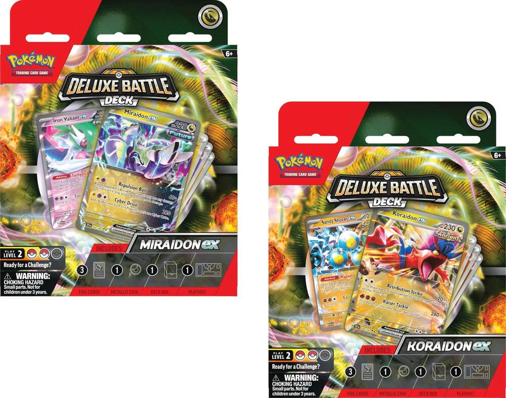 Deluxe Battle Deck: Miraidon ex/Koraidon ex [Set of 2