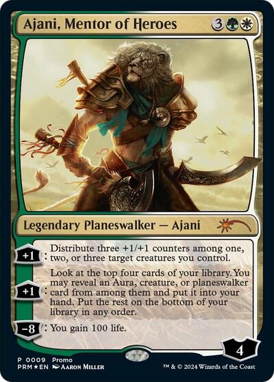 Ajani Mentor of Heroes Deluxe Commander Kit