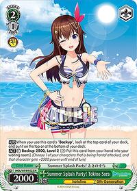 ヴァイス sp Summer Splash Party! AZKi Weiss Schwarz Splash Party! AZKi (HLP) HOL/WE44-E34 CGC 10