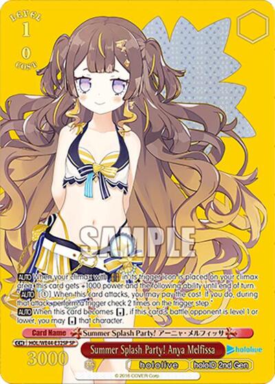 Summer Splash Party! Anya Melfissa (SP) card