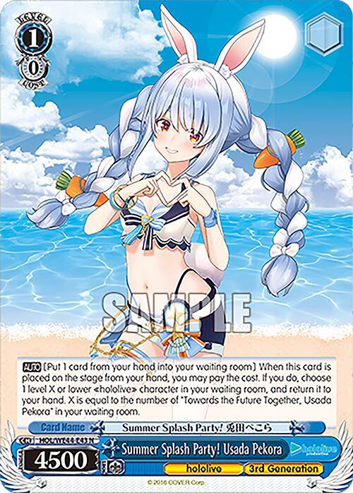 Summer Splash Party! Usada Pekora - hololive production Summer