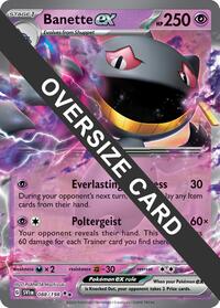 Banette ex - 088/198 - Jumbo Cards - Pokemon card