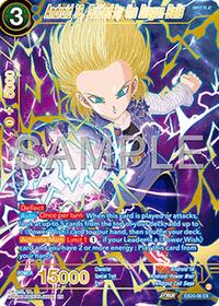 Android 18, Guided by the Dragon Balls card art