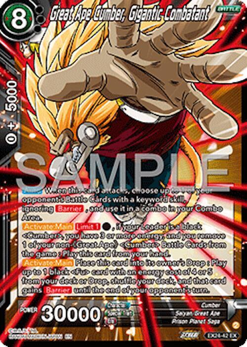 Great Ape Cumber, Gigantic Combatant - Expansion Deck Box Set 24