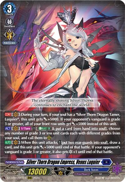 Silver Thorn Dragon Empress, Venus Luquier