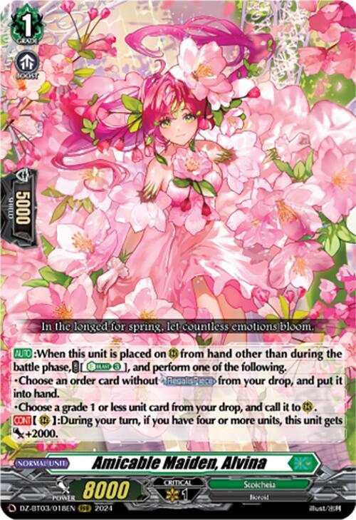 Amicable Maiden, Alvina - DZ-BT03: Dimensional Transcendence