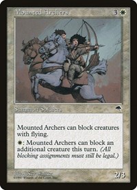 Mounted Archers - Tempest - Magic: The Gathering card