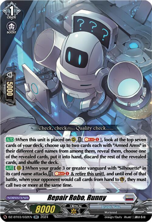 Repair Robo, Runny