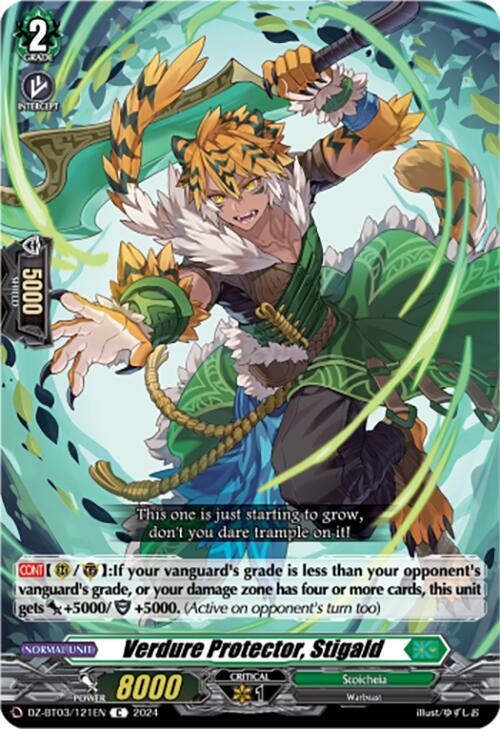 Verdure Protector, Stigald