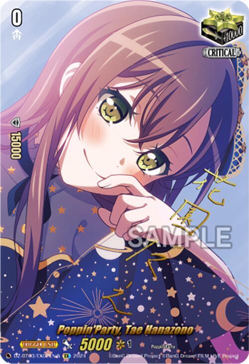 Poppin'Party, Tae Hanazono (EX) (Foil)