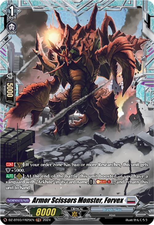 Armor Scissors Monster, Forvex (FR)