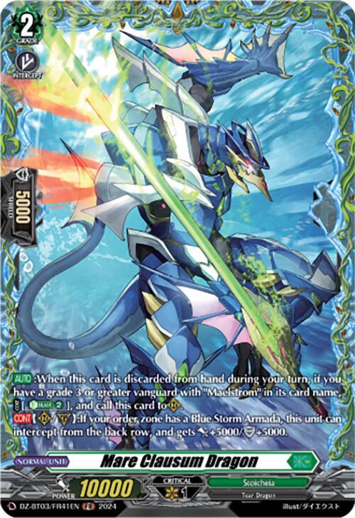 Mare Clausum Dragon FR Price & Card Details — DZ-BT03: Dimensional
