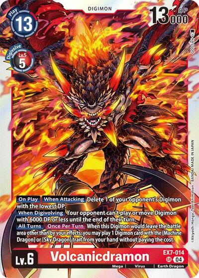 Volcanicdramon Digimon LIBERATOR card price