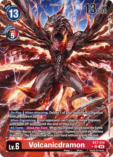 Volcanicdramon Alternate Art digimon card