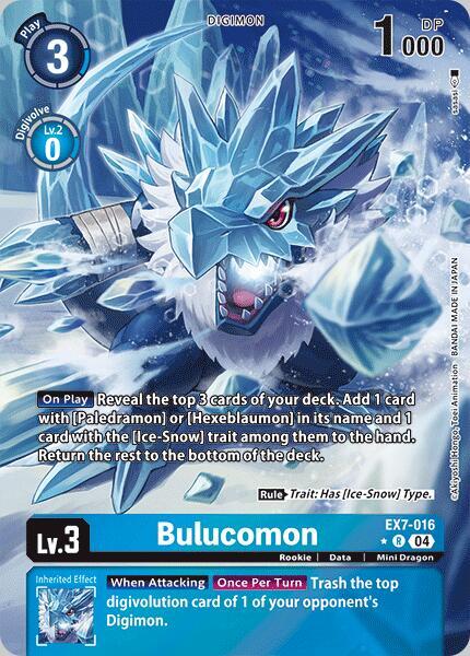 Bulucomon Alternate Art digimon card
