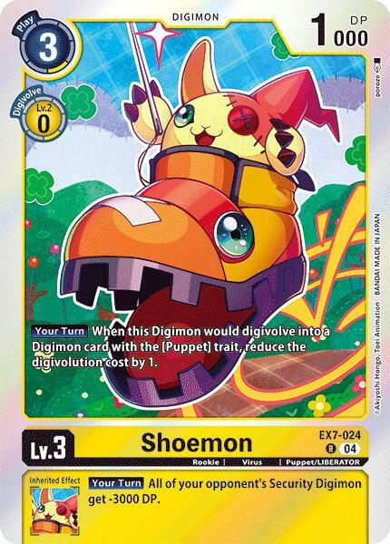 Shoemon - Digimon LIBERATOR - Digimon Card Game - TCGplayer.com