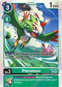 Pteromon - Digimon LIBERATOR - Digimon card