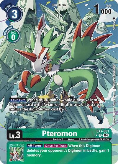 Pteromon (Alternate Art) Digimon LIBERATOR card price