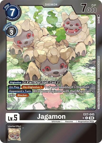 Jagamon Foil digimon card