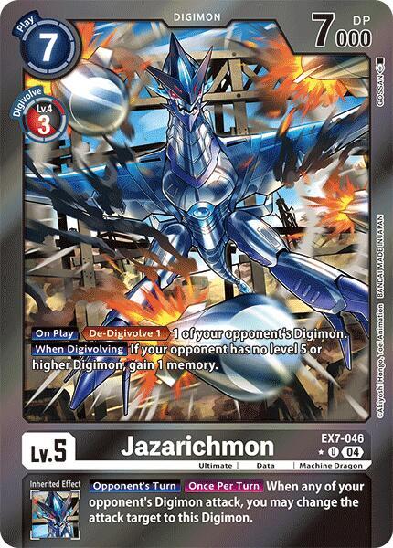 Jazarichmon Foil digimon card
