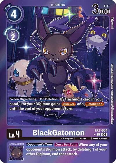 BlackGatomon (Foil) Digimon LIBERATOR Uncommon Digimon card — value and price