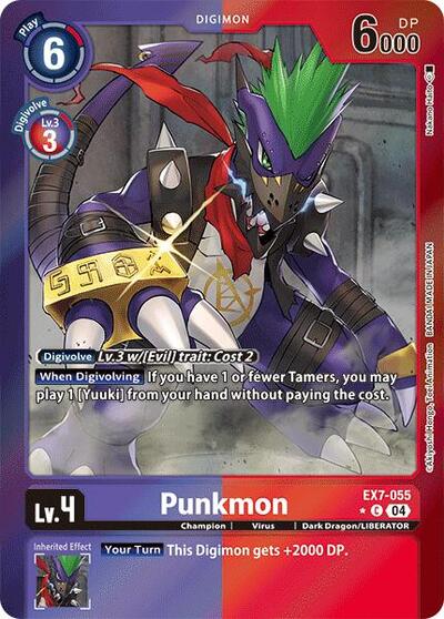 Punkmon (Foil) Digimon LIBERATOR Common Digimon card — value and price