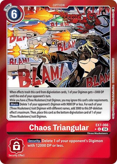 Chaos Triangular (Foil) Digimon LIBERATOR card price
