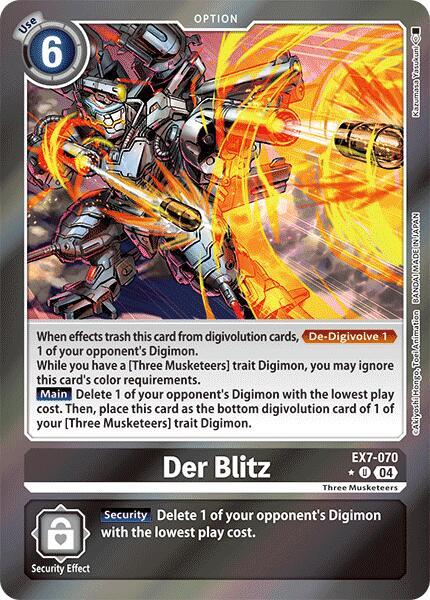 Der Blitz Foil digimon card