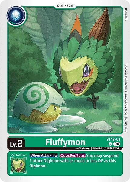 Fluffymon - Starter Deck 18: Guardian Vortex - Digimon Card Game