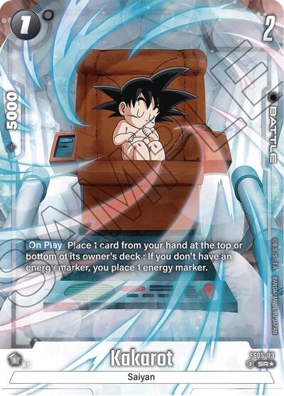 Kakarot (Bonus Pack Alternate Art) Starter Deck 5: Bardock Super Rare Dragon Ball card — value and price