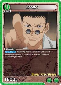 Leorio (090) (UE02ST: HUNTER X HUNTER Super Pre-Release Starter Deck)