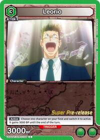 Leorio (105) - UE02ST: HUNTER X HUNTER Super Pre-Release Starter Deck - Union Arena card