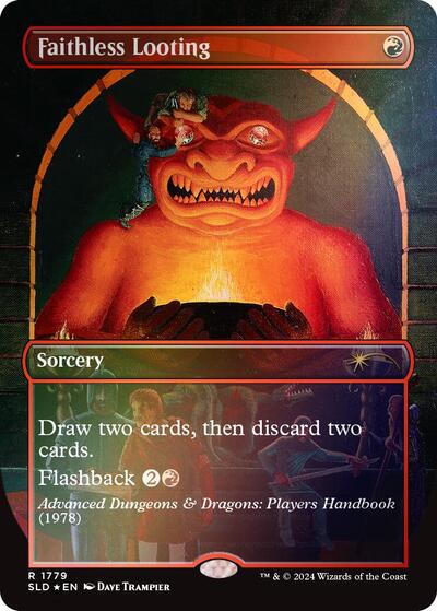 Faithless Looting Rainbow Foil