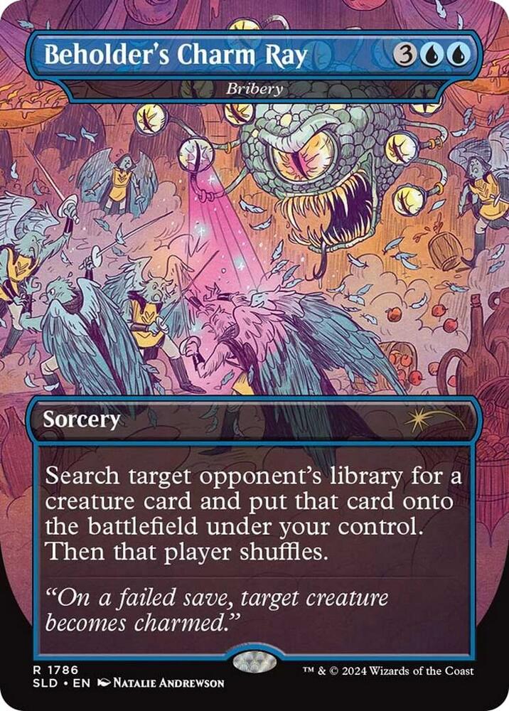 Beholder's Charm Ray - Bribery - Secret Lair Drop Series - Magic
