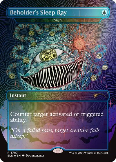 Beholders Sleep Ray Stifle Rainbow Foil