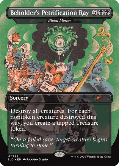 Beholders Petrification Ray Blood Money