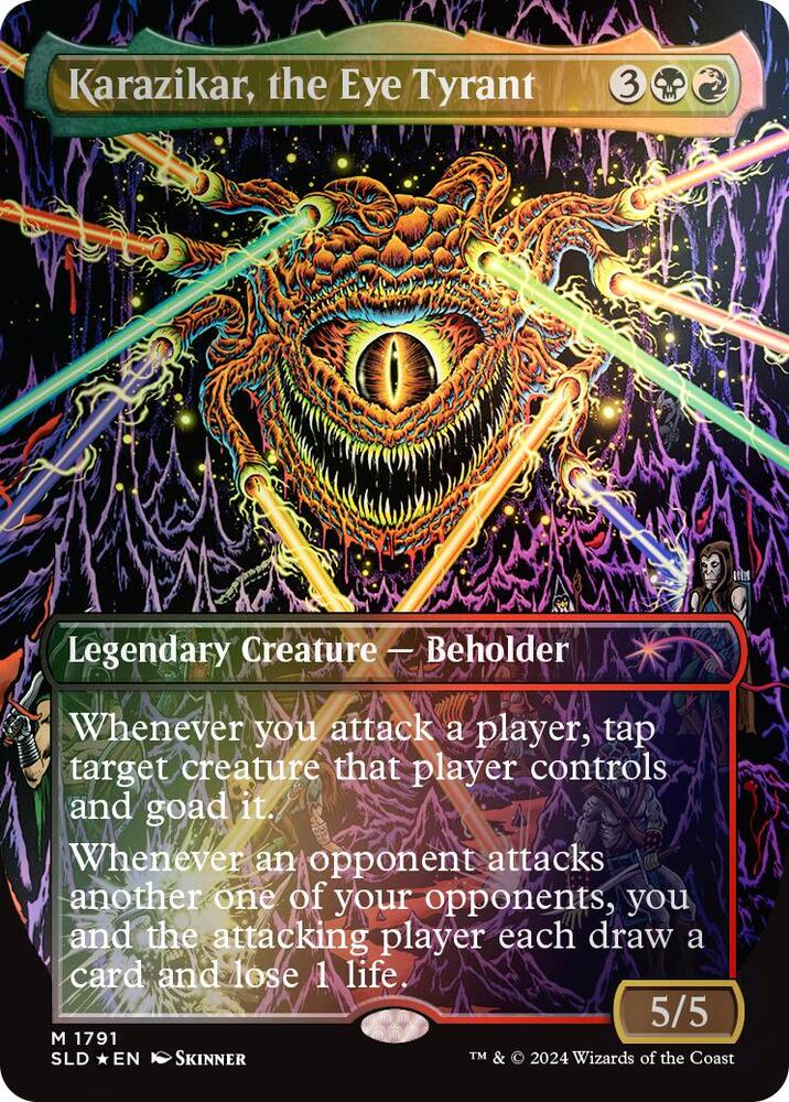 Karazikar, the Eye Tyrant (Rainbow Foil) - Secret Lair Drop Series