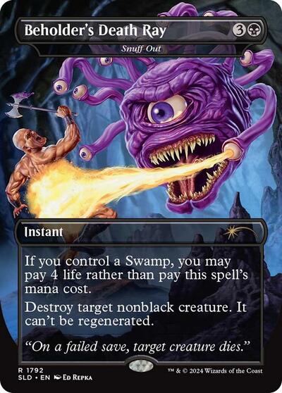 Beholders Death Ray Snuff Out