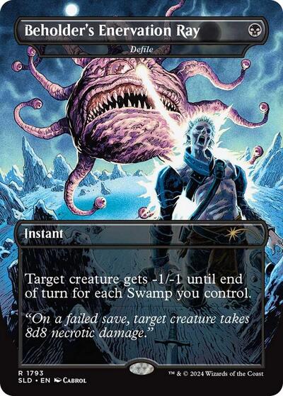 Beholders Enervation Ray Defile