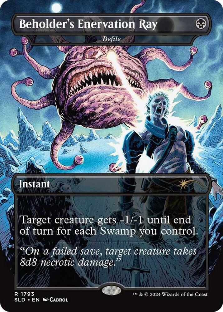 beholder cards mtg Magic the Gathering, Secret Lair: Death Is In The Eyes of the Beholder –  Card Monster Games main image 1